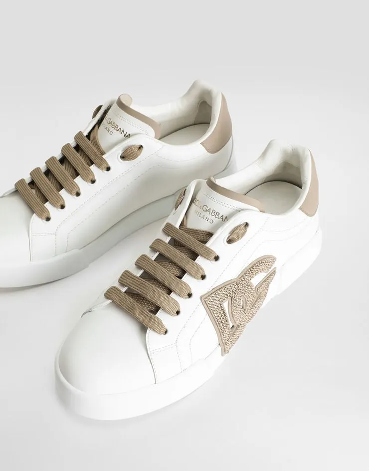 Portofino Logo-Embellished Low-Top Sneakers