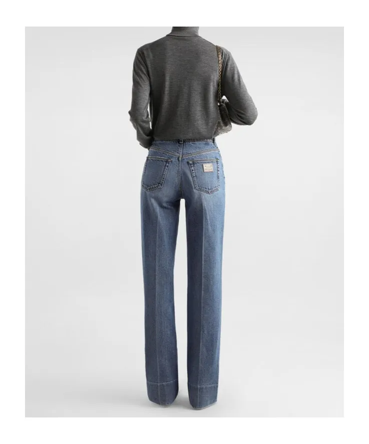 Logo Plaque Jeans
