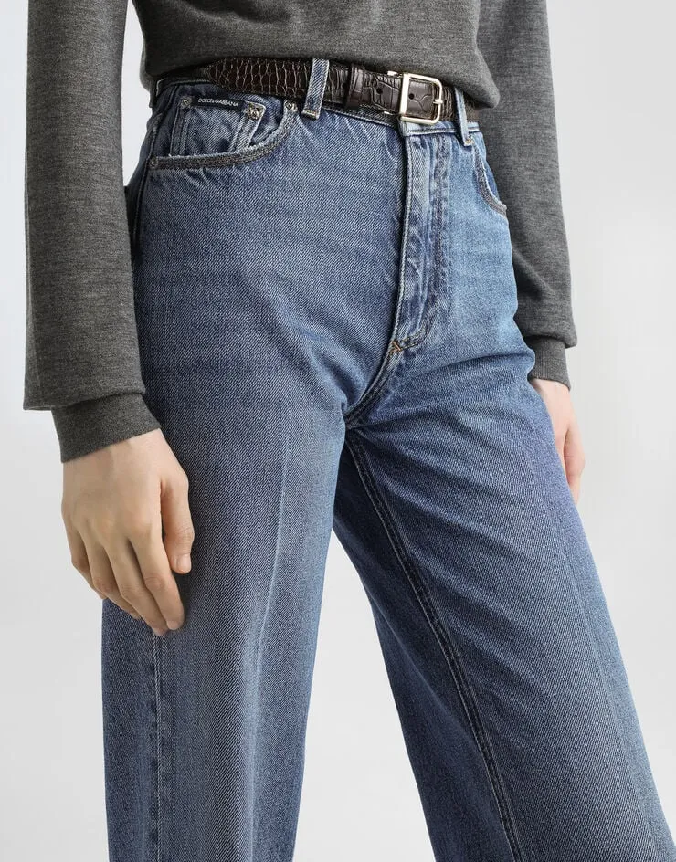 Logo Plaque Jeans