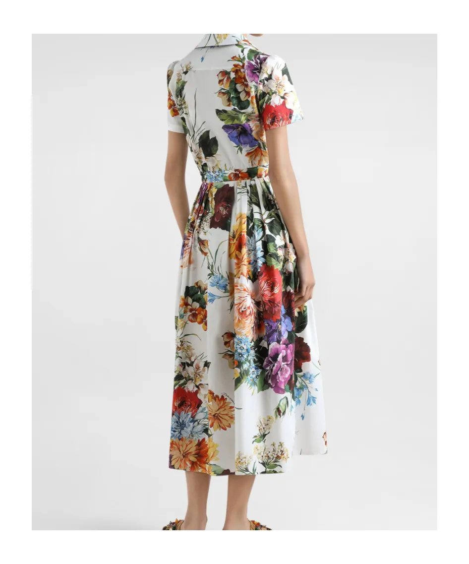 Floral-Print Maxi Skirt