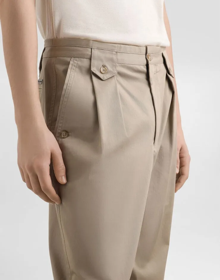 Pleat-Detail Trousers