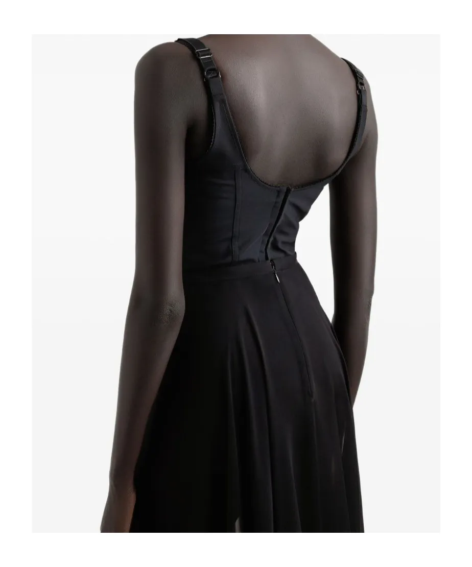 Lace-Embellished Corset Top