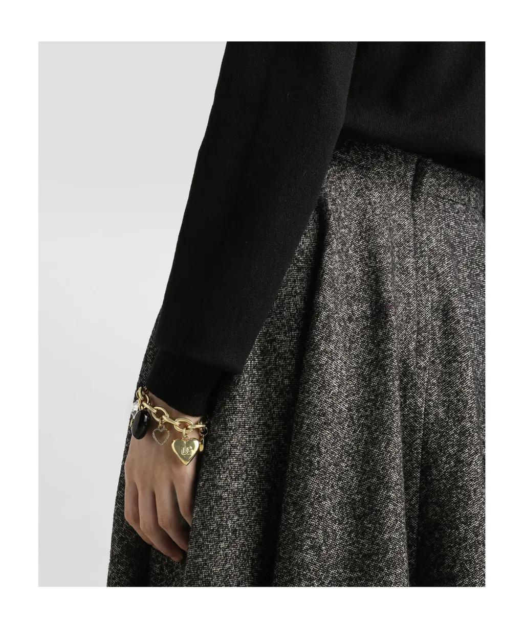Flared Midi Skirt