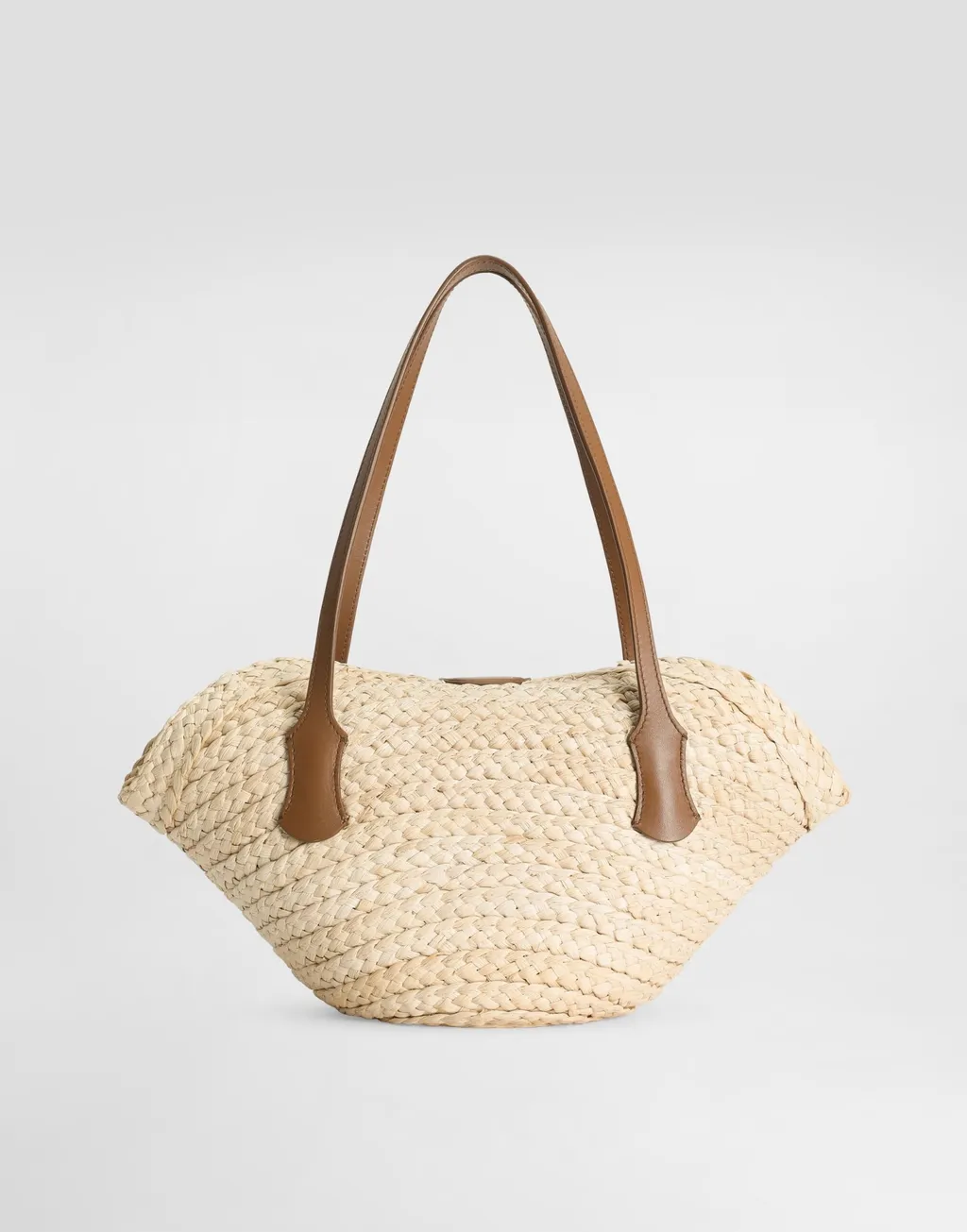 Woven Raffia Basket Bag