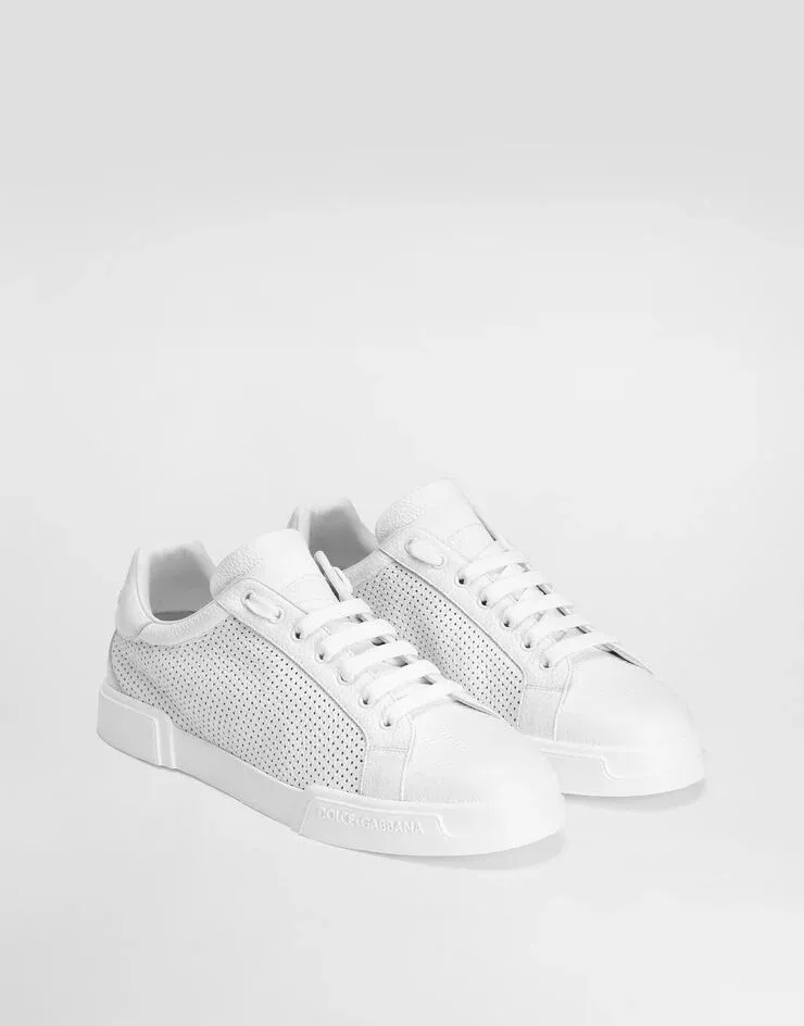 Portofino Perforated Low-Top Sneakers