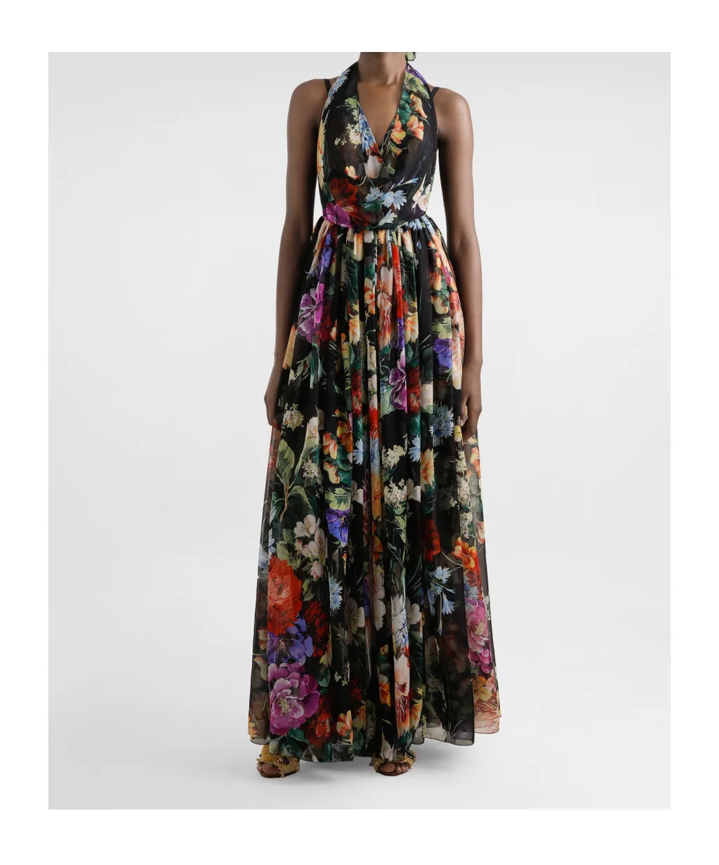 Floral-Print Maxi Dress