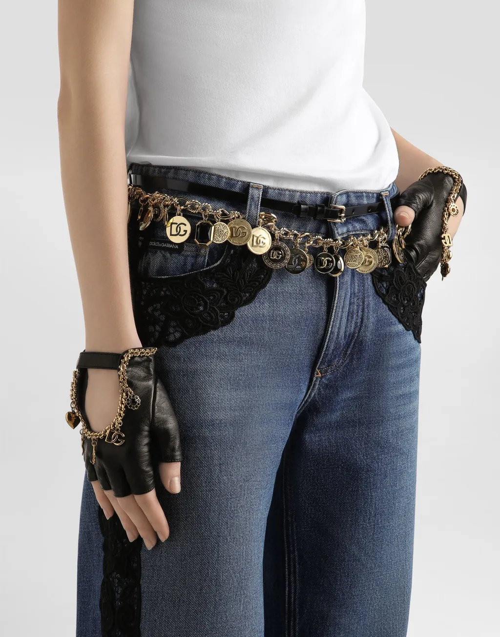 Lace Detailed Jeans