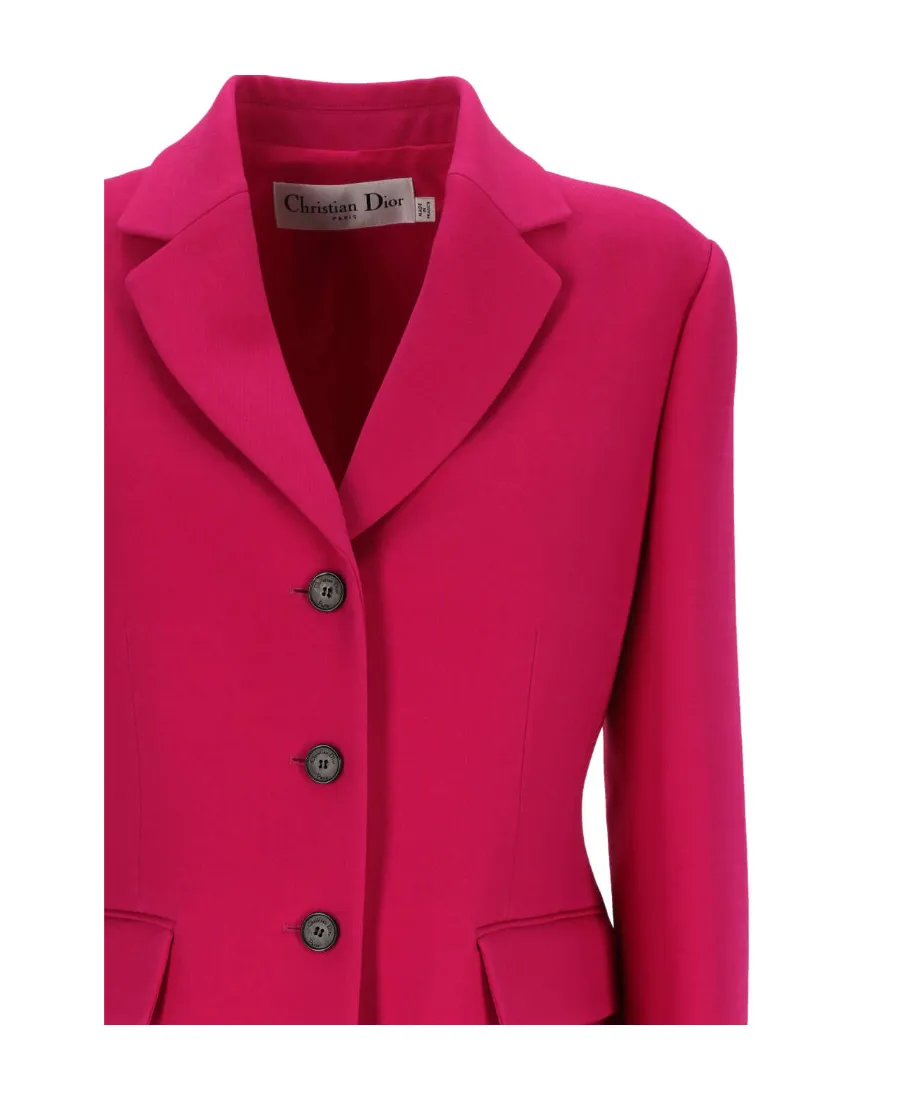 Single-Breasted Wool Blazer