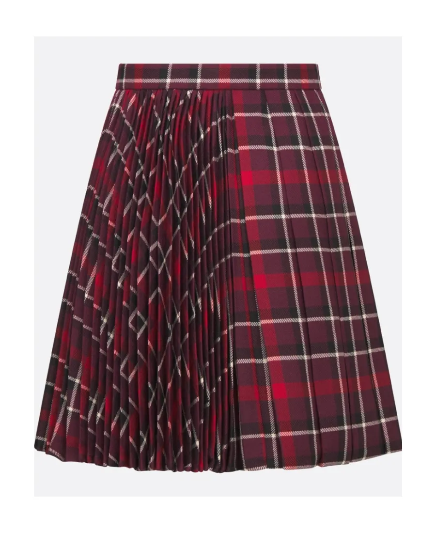 Pleated Short Skirt