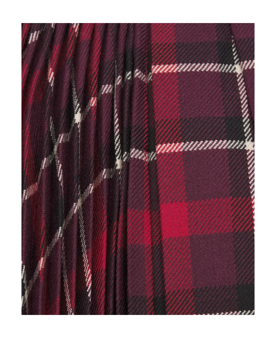 Pleated Short Skirt