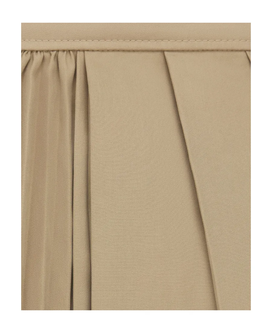 Pleated Short Skirt