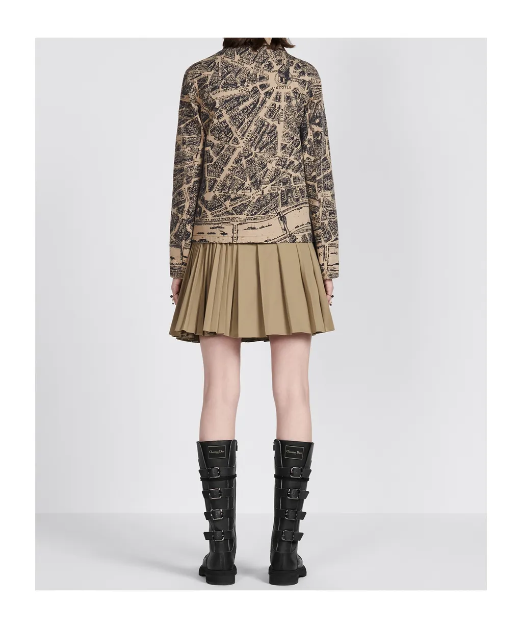 Pleated Short Skirt