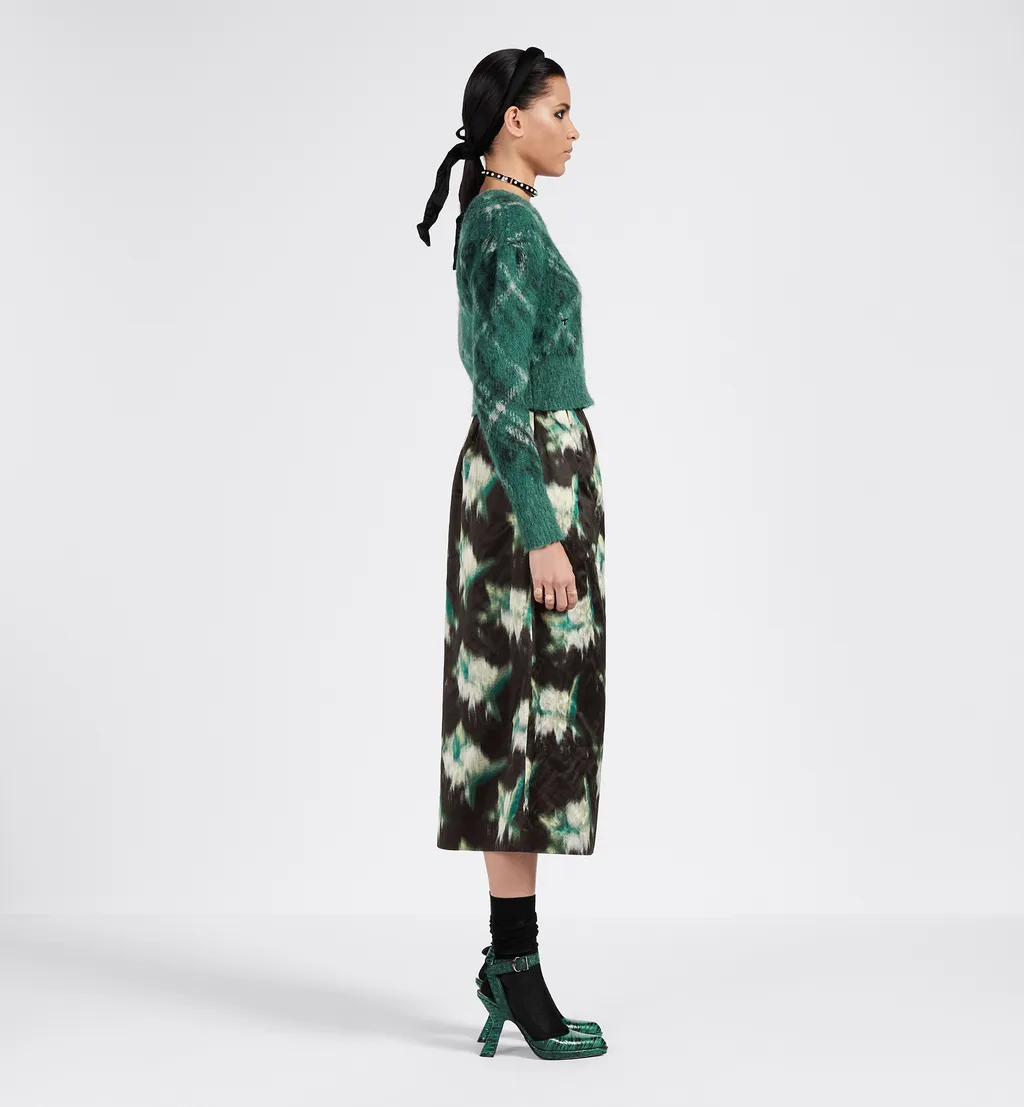Mid-Length Straight-Cut Skirt