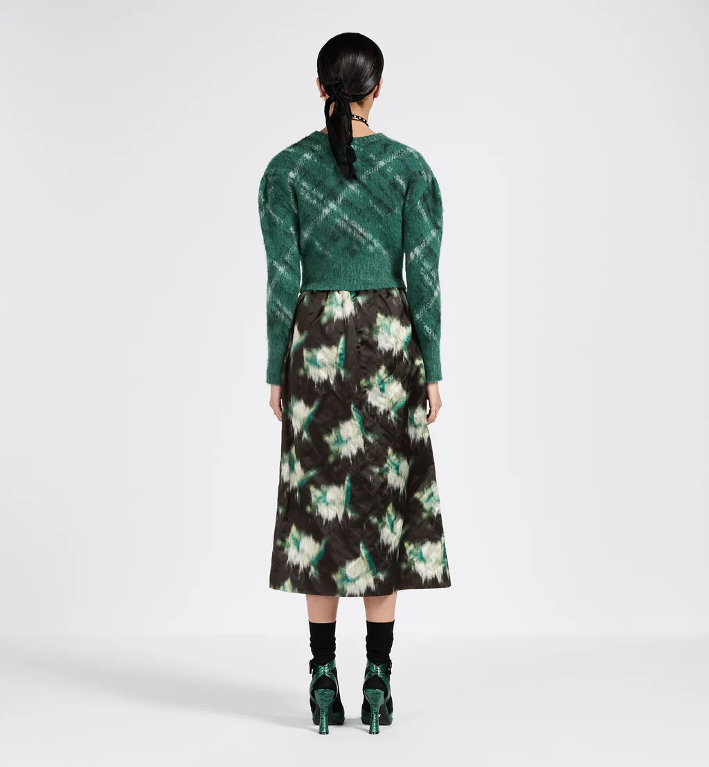 Mid-Length Straight-Cut Skirt