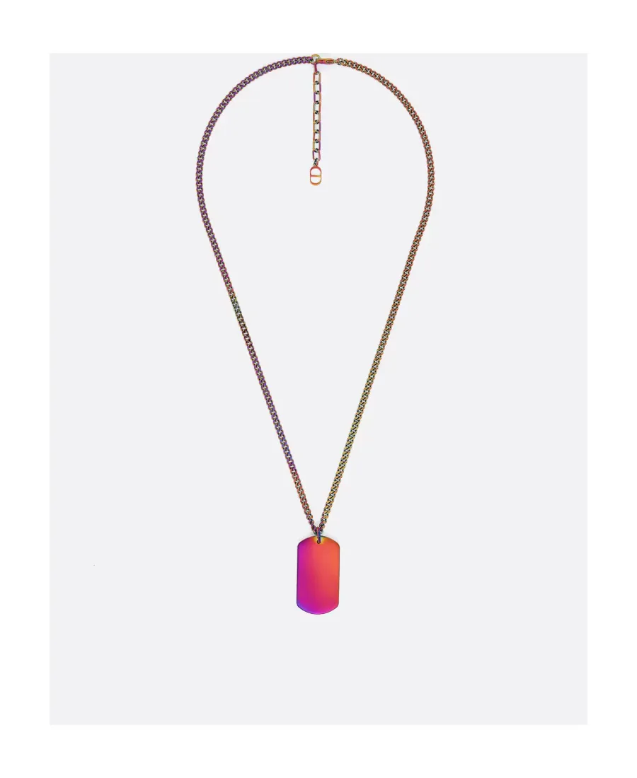 Cd Couture Plate Pendant Necklace