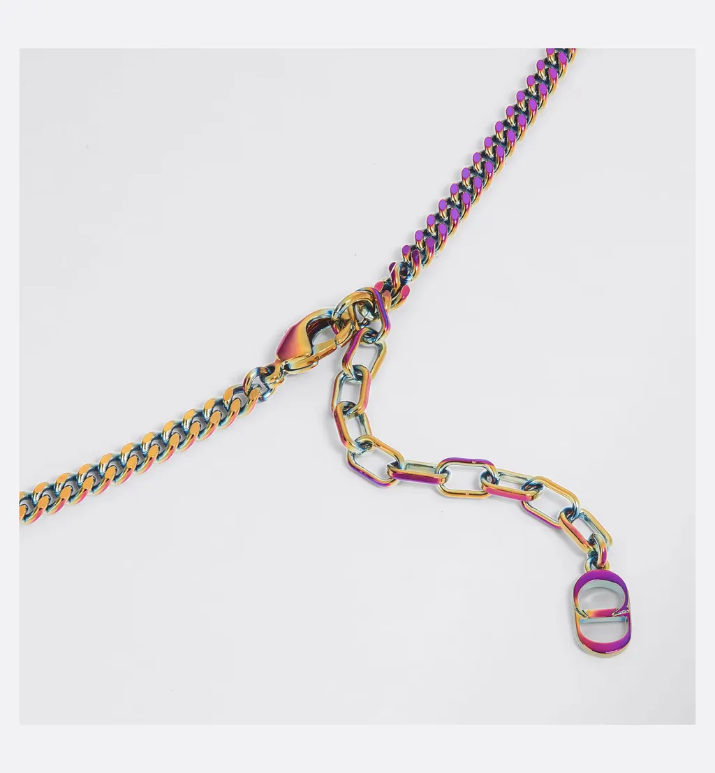 Cd Couture Plate Pendant Necklace