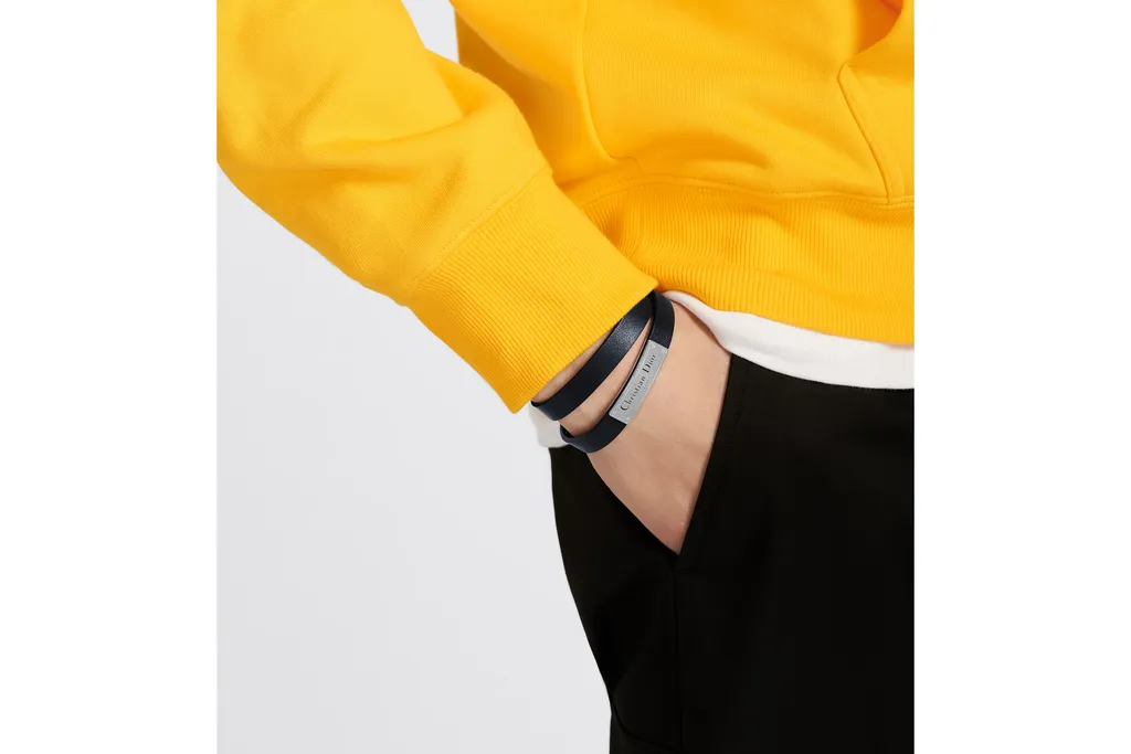 Couture Leather Double Bracelet