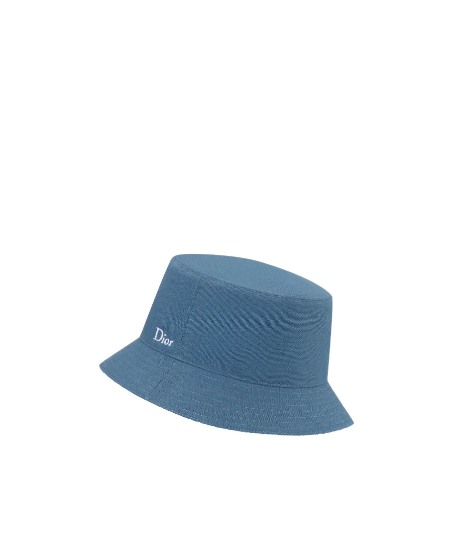Logo Embroidered Reversible Bucket Hat