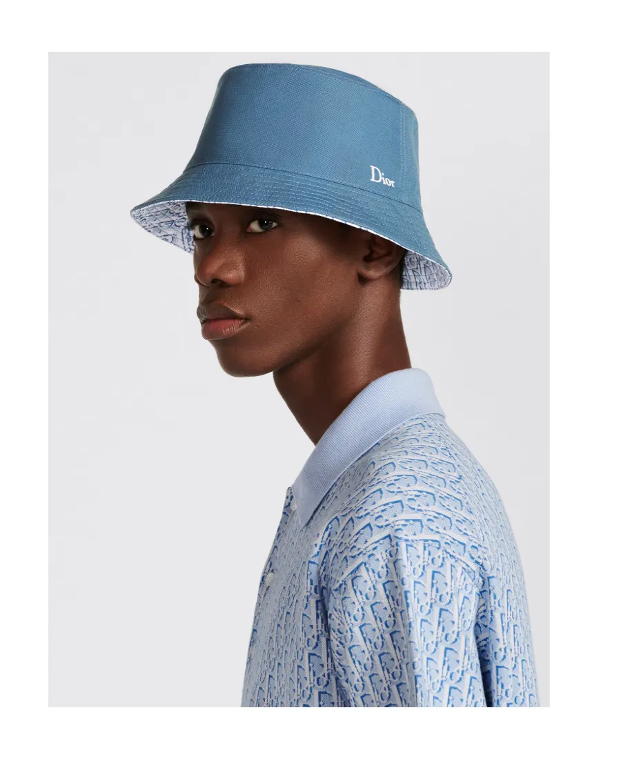 Logo Embroidered Reversible Bucket Hat