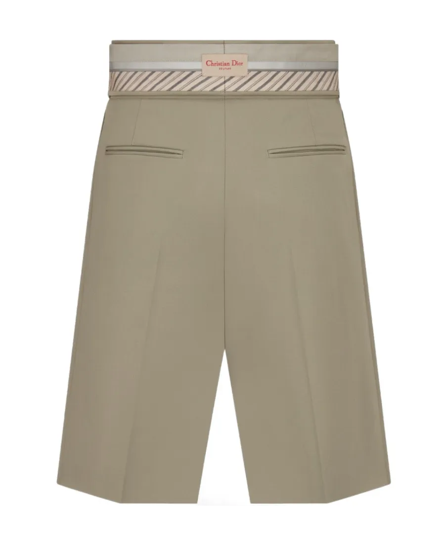 Stripe Detailed Bermuda Shorts
