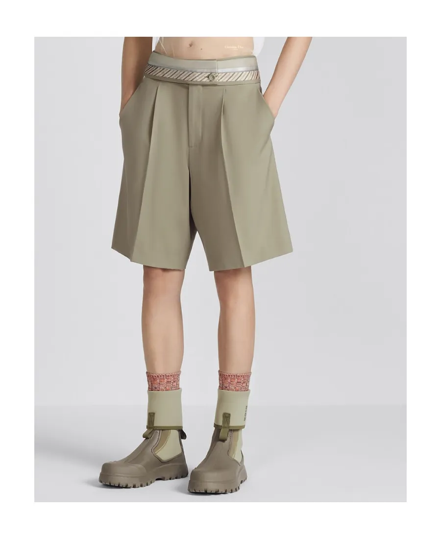 Stripe Detailed Bermuda Shorts