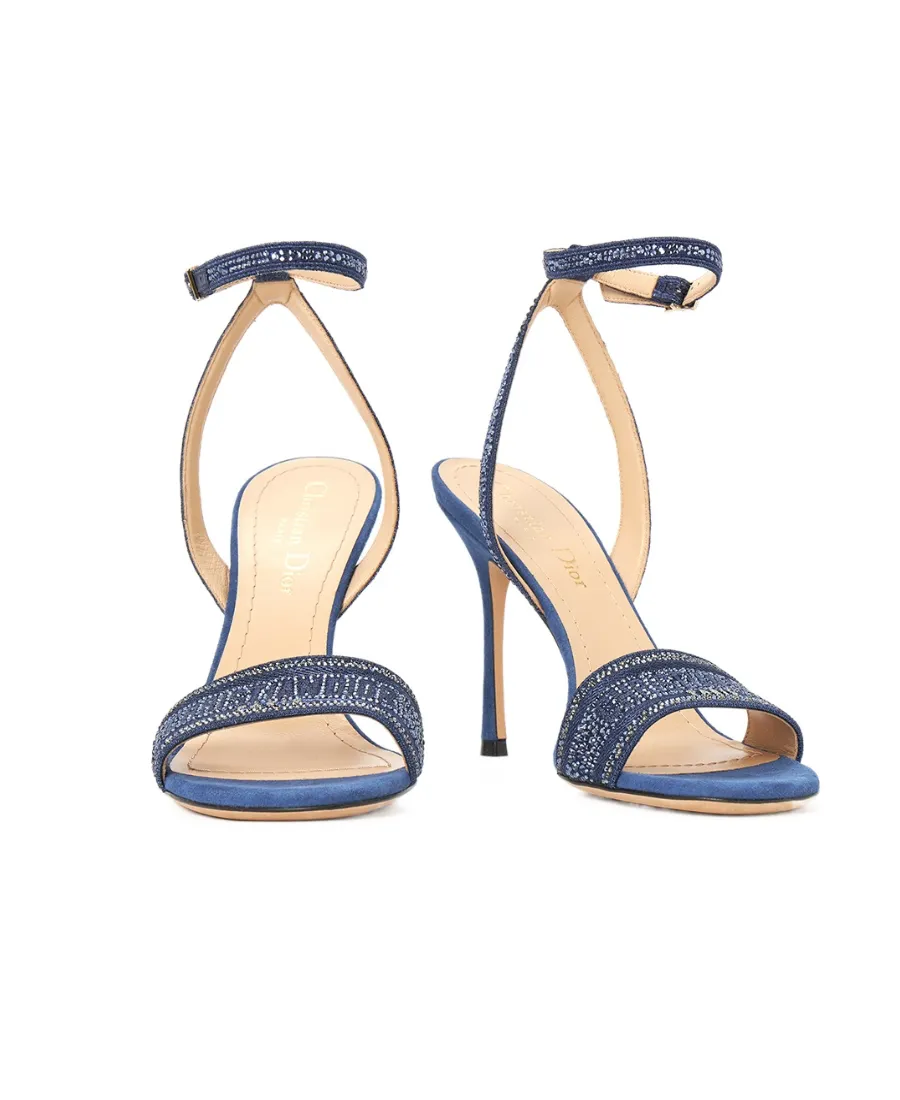Decorated High-Heeled Sandals