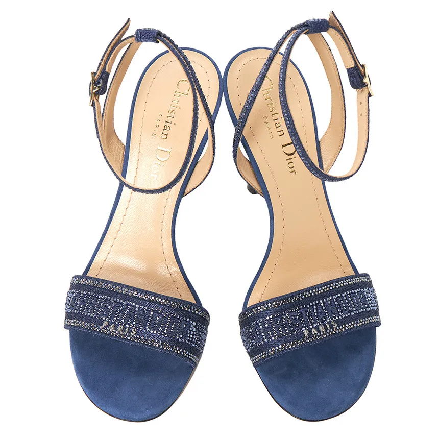 Decorated High-Heeled Sandals
