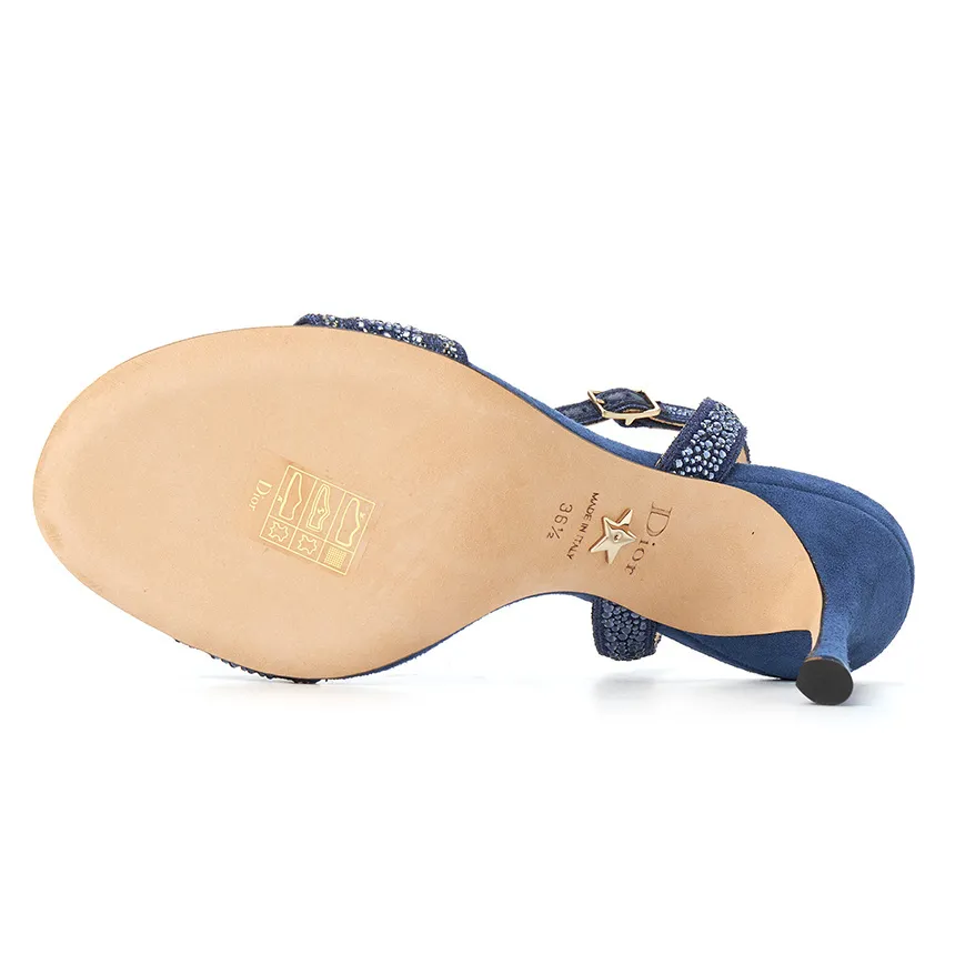 Decorated High-Heeled Sandals