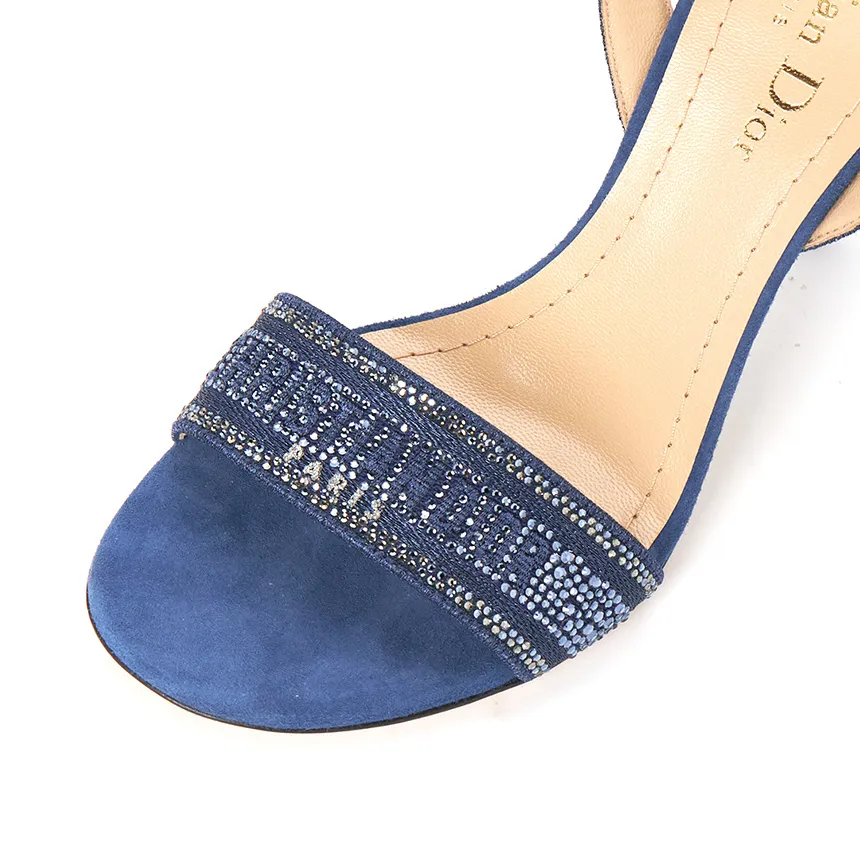 Decorated High-Heeled Sandals
