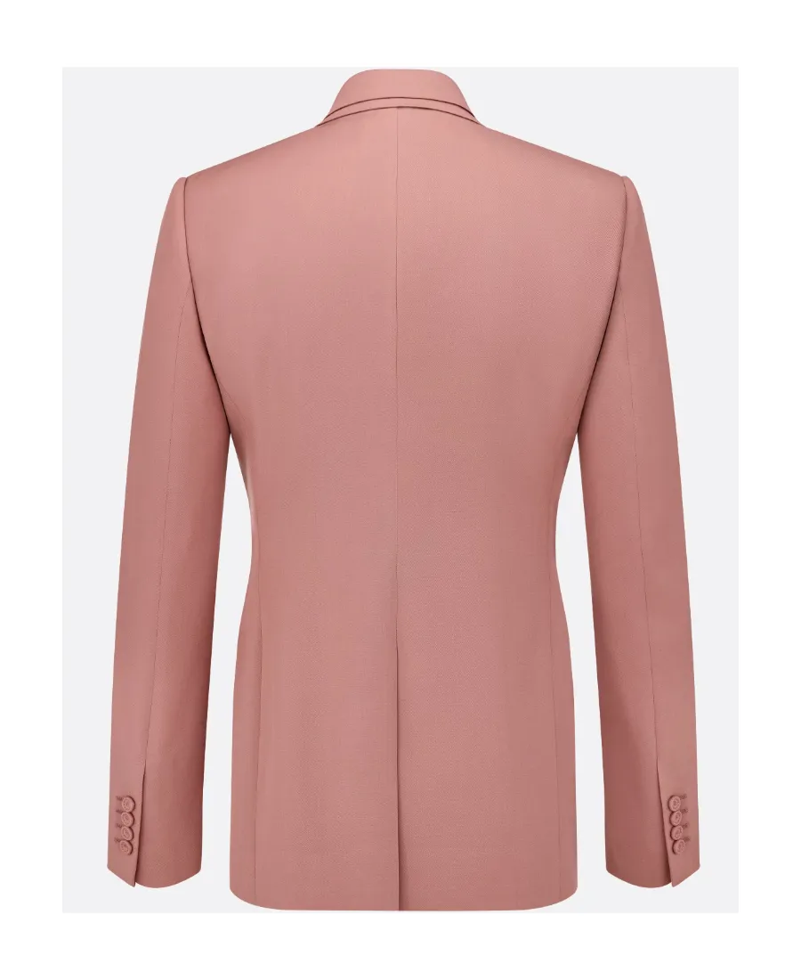 Detachable Cuff Double Breasted Blazer