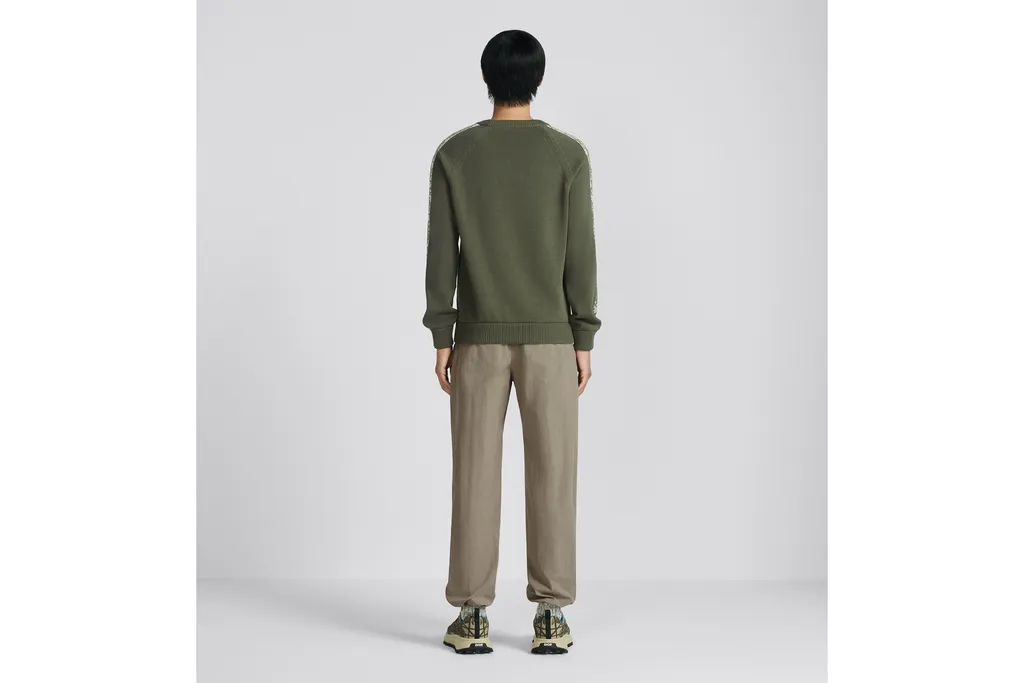 Logo Patch Belted-Waist Trousers