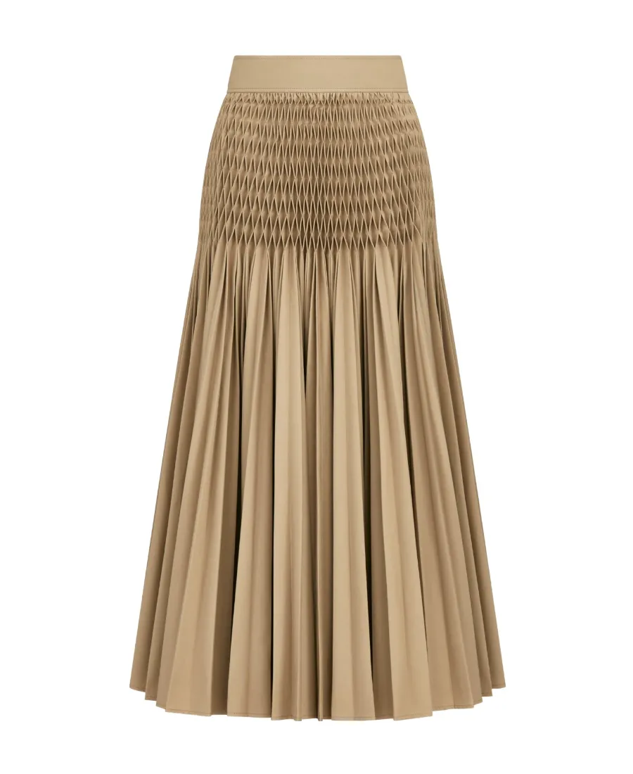 Mid-Length Pleated Skirt