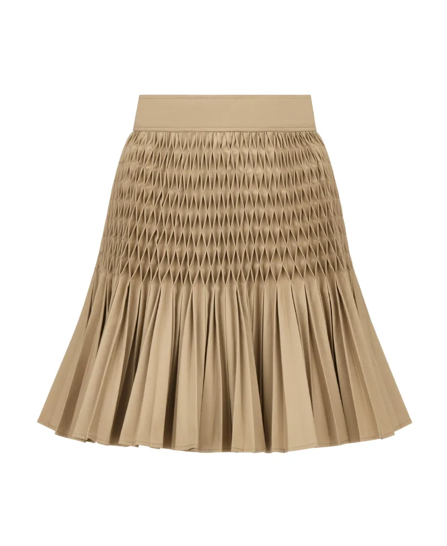 Pleated Short Skirt