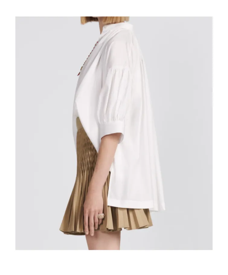 Pleated Short Skirt