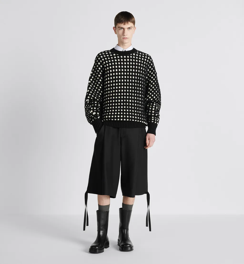 Wide-Leg Bermuda Shorts