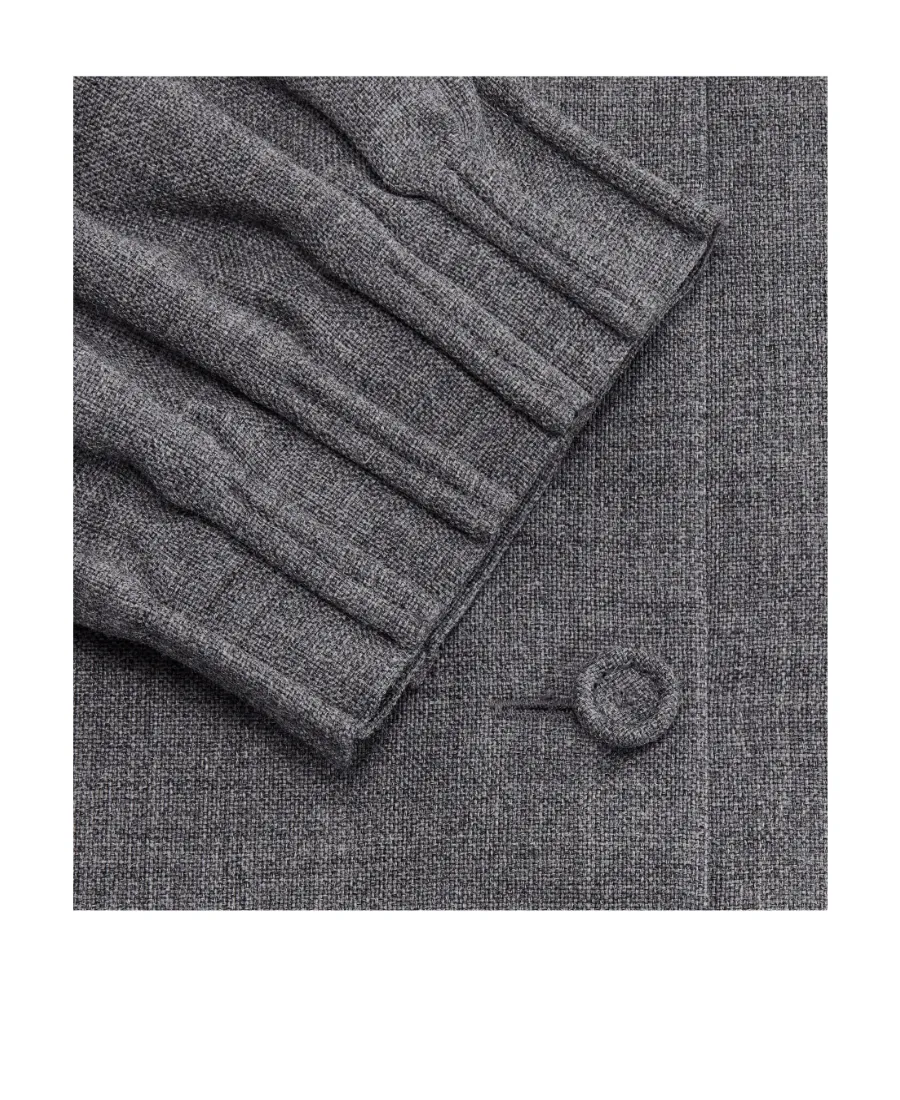 Button Detailed Crewneck Top