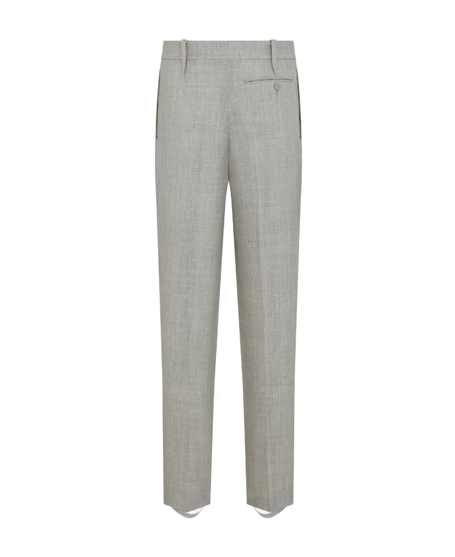 Straight Leg Pleated Pants