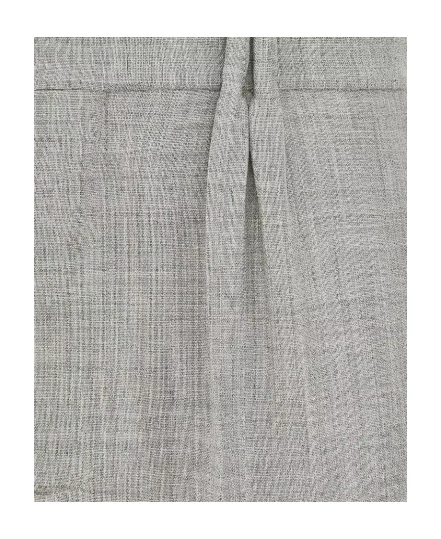 Straight Leg Pleated Pants