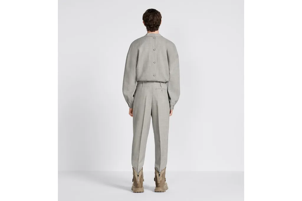 Straight Leg Pleated Pants
