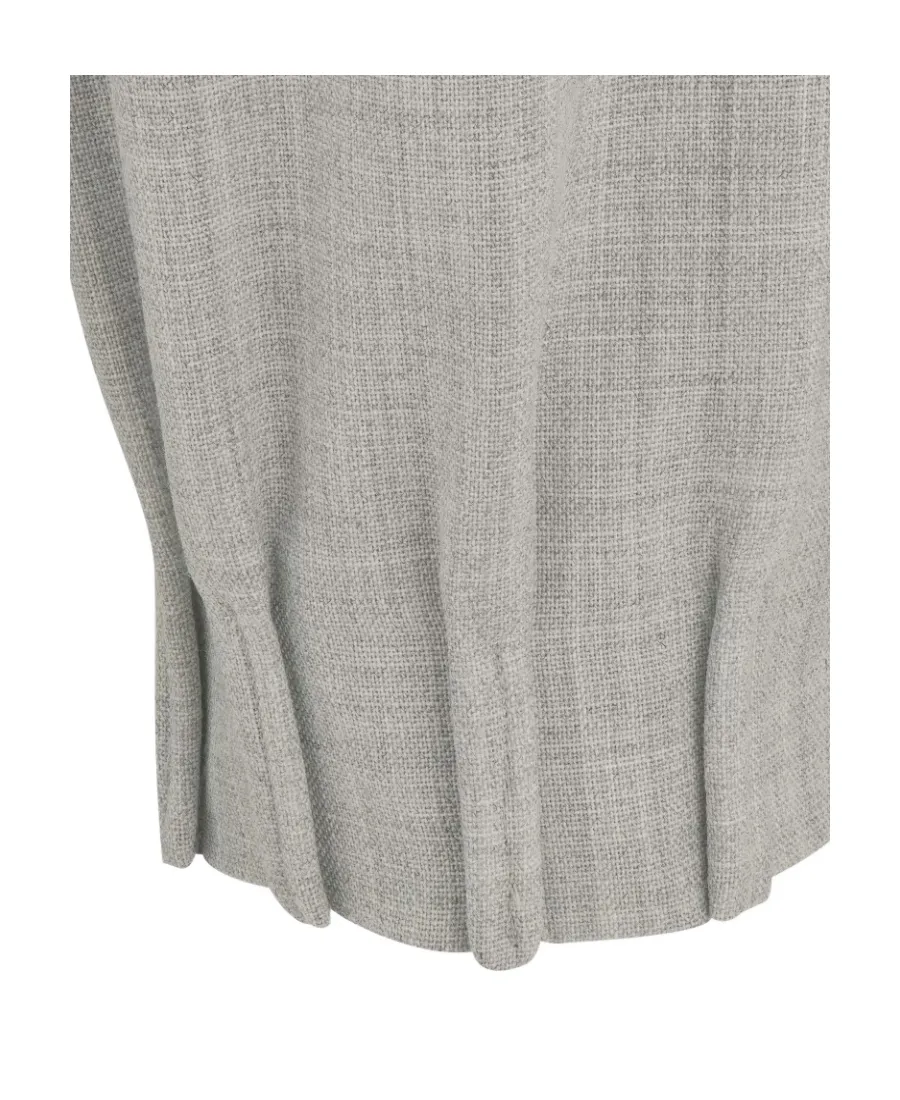 Button Detailed Crewneck Top