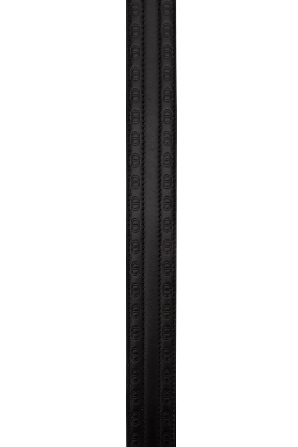 Logo Plaque Buckled Belt