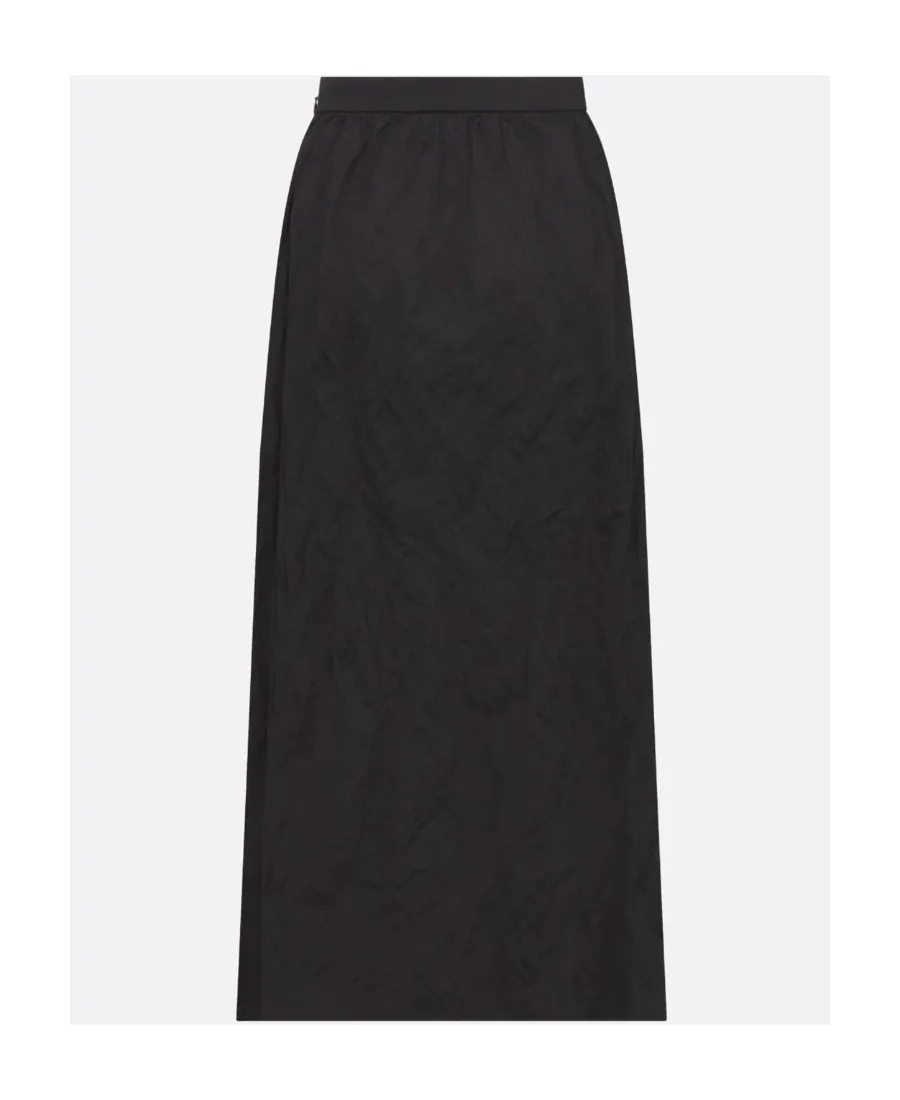 Mid-Length Straight-Cut Skirt