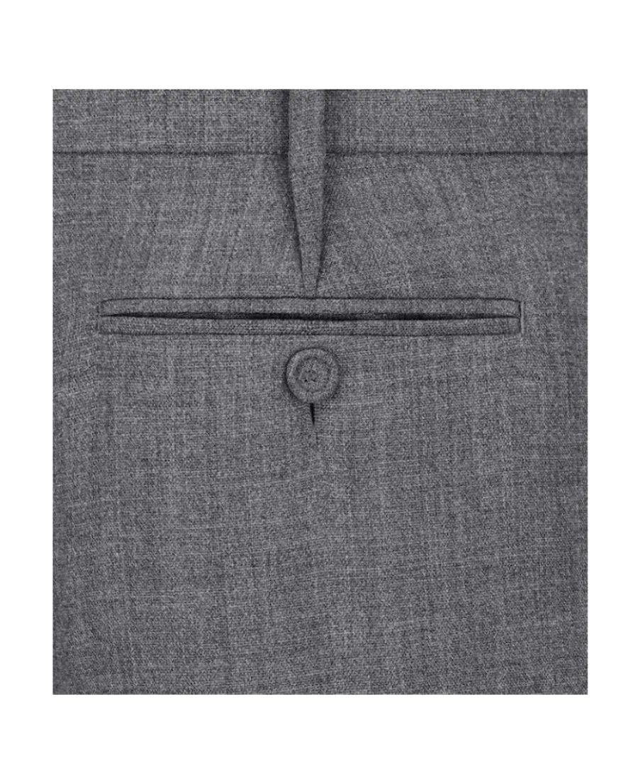 Homme Straight-Leg Pleated Pants