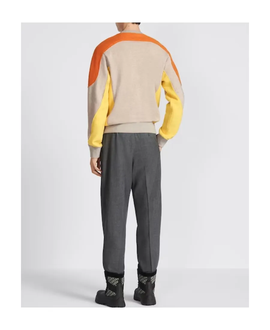 Homme Straight-Leg Pleated Pants