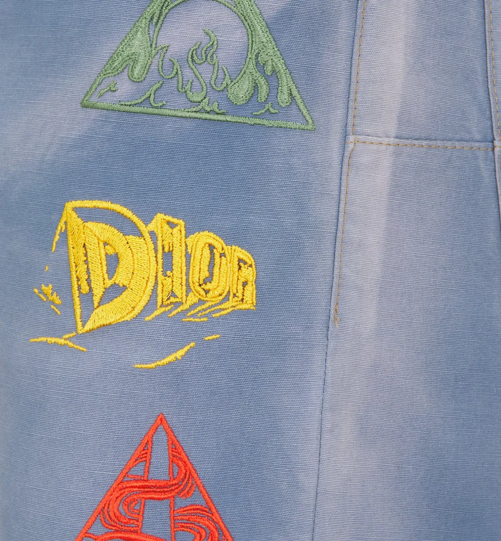 Logo Patch Straight-Leg Jeans