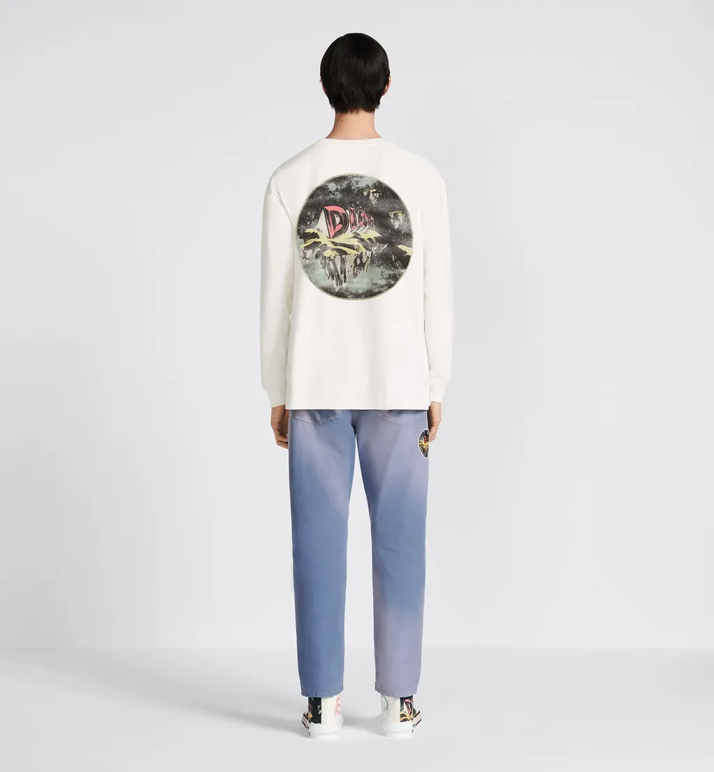 Logo Patch Straight-Leg Jeans