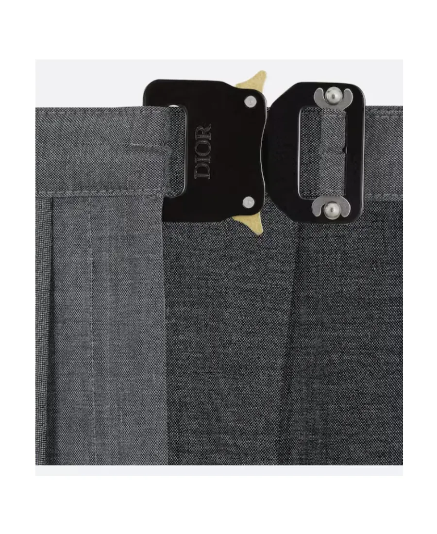Belted Pleated Skirt
