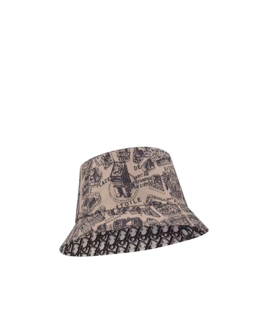 Teddy-D Plan De Paris Reversible Small Brim Bucket Hat