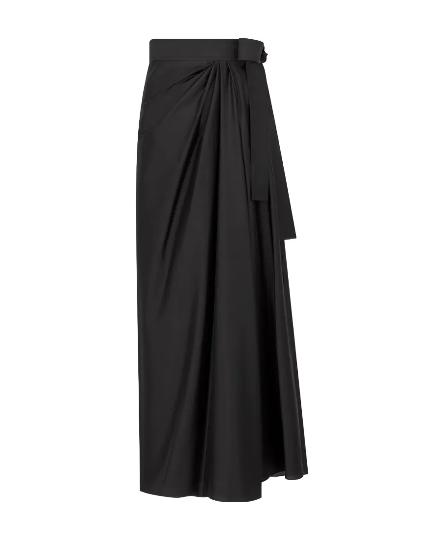 Long Wrap Skirt