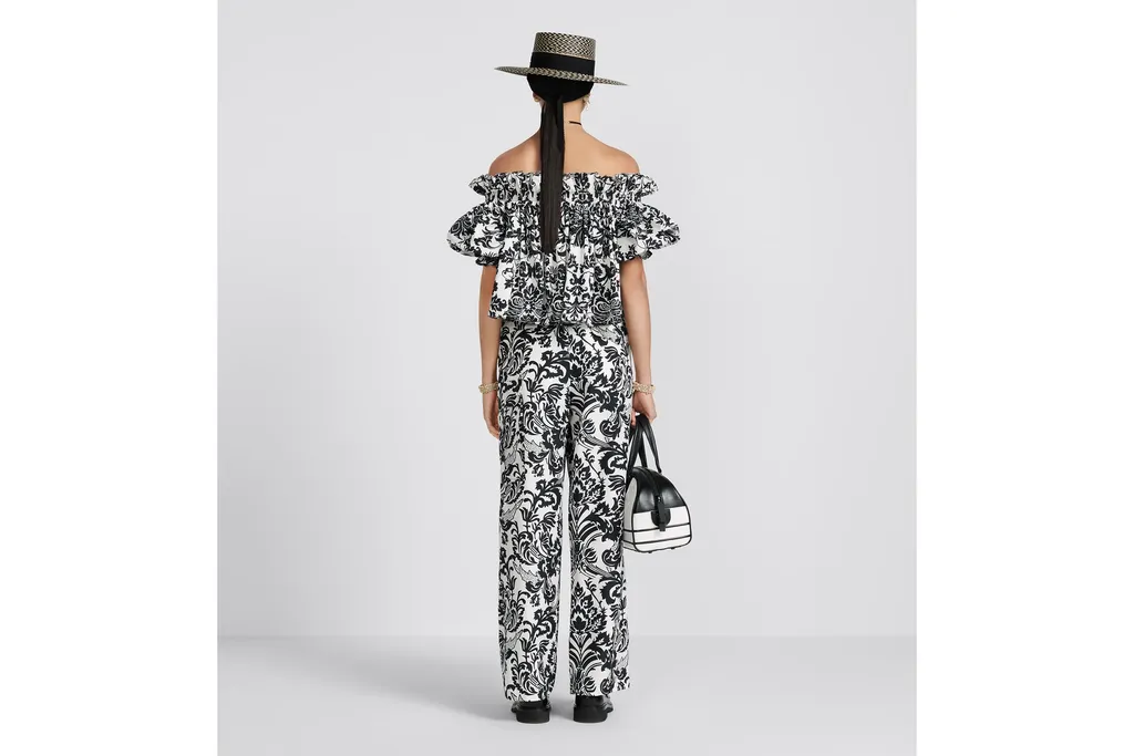 All-Over Printed Off-Shoulder Top